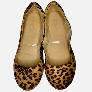 Lane Bryant Leopard Flats. Size 10W